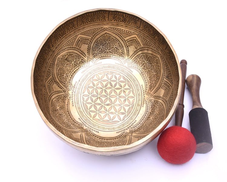 Etched & Carved Singing Bowls