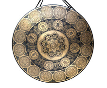60 cm Flower of Life Tibetan gong handcrafted in Nepal with mallet