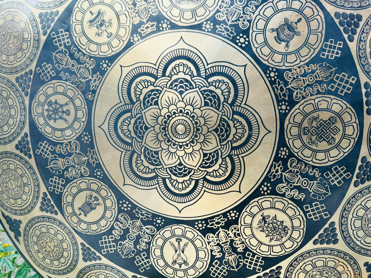 Flower of life mandala gongs 60 cm