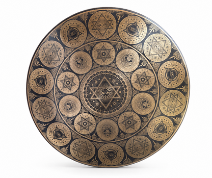 60 cm Sacred Open Eyes Tibetan Gong handcrafted in Nepal