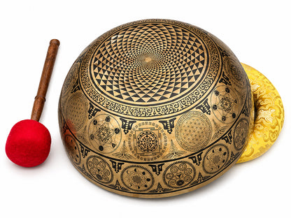 20-Inch Flower of Life Singing Bowl